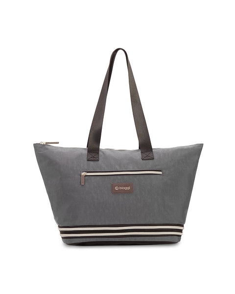 Grey | Zipsak Boost! Handbag Expands to Travel Tote