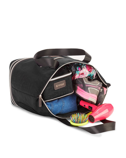 Black | Zipsak Boost! Handbag Expands to Travel Tote