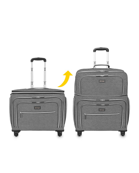 Grey | Lift Off! Expandable Carry-On to Check-In