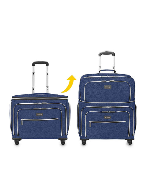 Navy Blue | Lift Off! Expandable Carry-On to Check-In