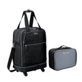 Black | Zipsak 22" Foldable Spinner Carry On