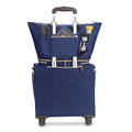 Navy Blue | Zipsak Boost! Handbag Expands to Travel Tote