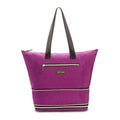 Purple | Zipsak Boost! Handbag Expands to Travel Tote