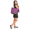 Purple | Zipsak Boost! Handbag Expands to Travel Tote