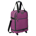 Purple | Zipsak 22" Foldable Spinner Carry On