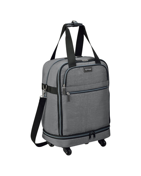 Grey | Zipsak 22" Foldable Spinner Carry On