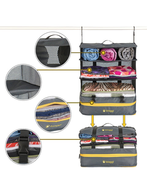 Grey | Hangmates Hanging Zipcube-Large