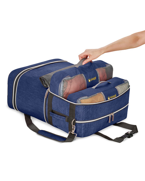 Navy Blue | Zipsak Boost-Max + Zipcube Set