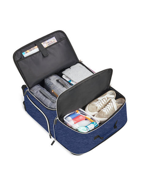 Navy Blue | Lift Off! Expandable Carry-On to Check-In