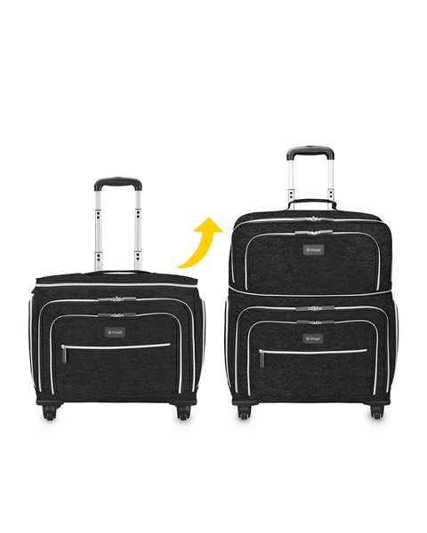 Black | Lift Off! Expandable Carry-On to Check-In
