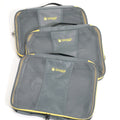 Grey | Zipcubes 3 Pack Large+Laundry/Shoe Bag