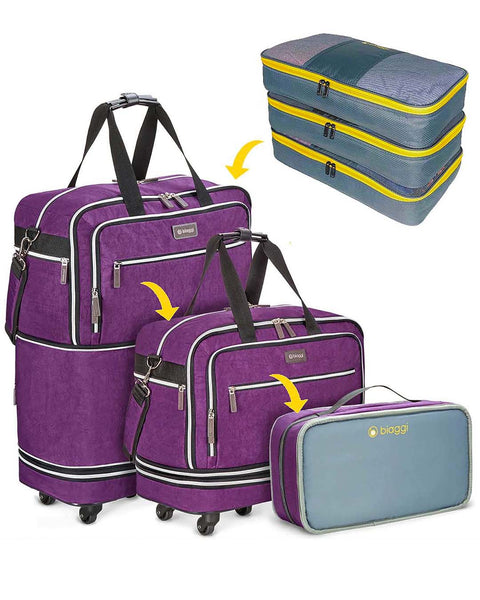 Purple | Zipsak Boost-Max + Zipcube Set