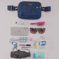 Black | Convertible Pouch + ZipSafe Travel Organizer