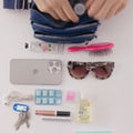 Purple | Flexmates Convertible Anti-Theft Pouch